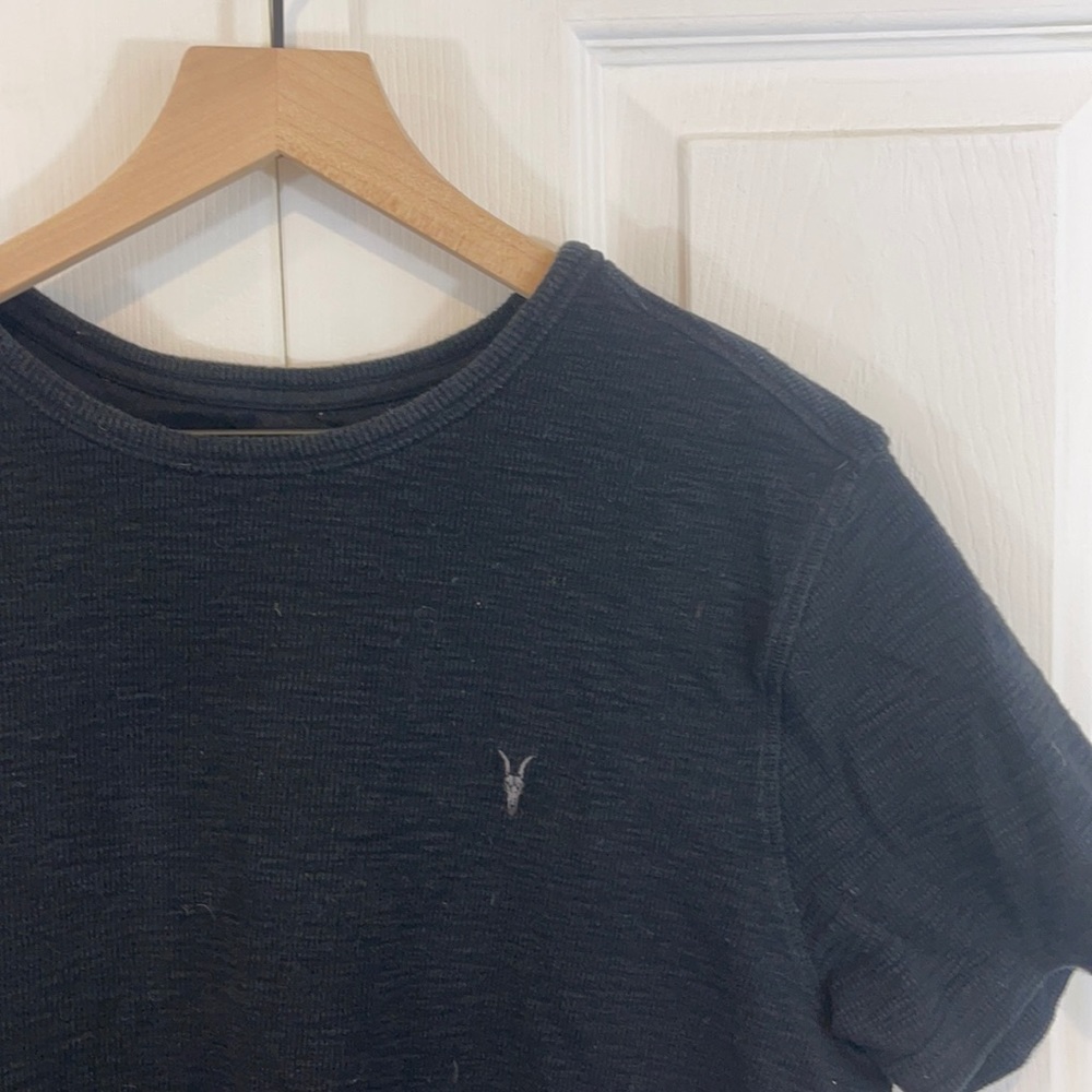 ALL SAINTS Men’s Black Short Sleeve Shirt